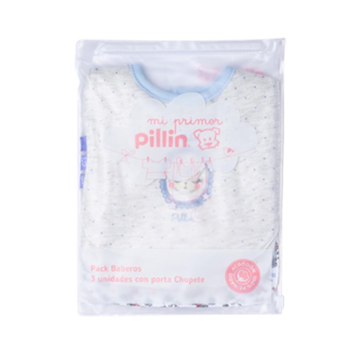 PILLIN - Pack 3 Bandanas Bebé Niña Multicolor Pillín PILLIN
