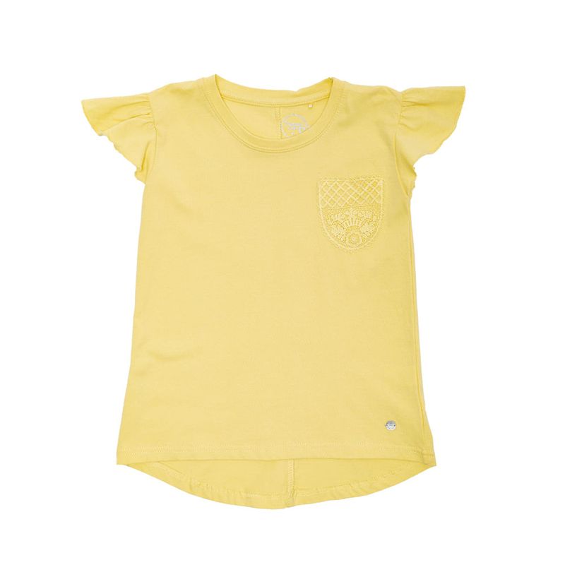 PILLIN - Polera Manga Corta Niña Vainilla Pillin PILLIN