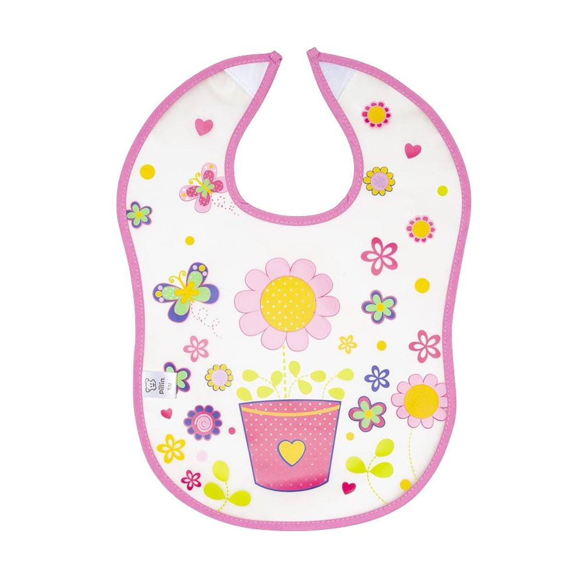 PILLIN - Babero Niño Rosado Pillín PILLIN