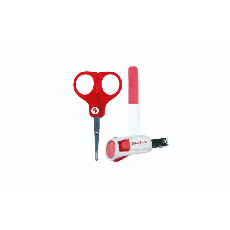 FISHER PRICE - Set de Manicure Fisher Price Corta Uñas con Lupa + Tijeras + Lima