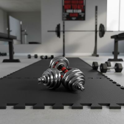 Imagen 2 del producto Set De Mancuernas 15 kg Acero Cromadas Barra y Maletín