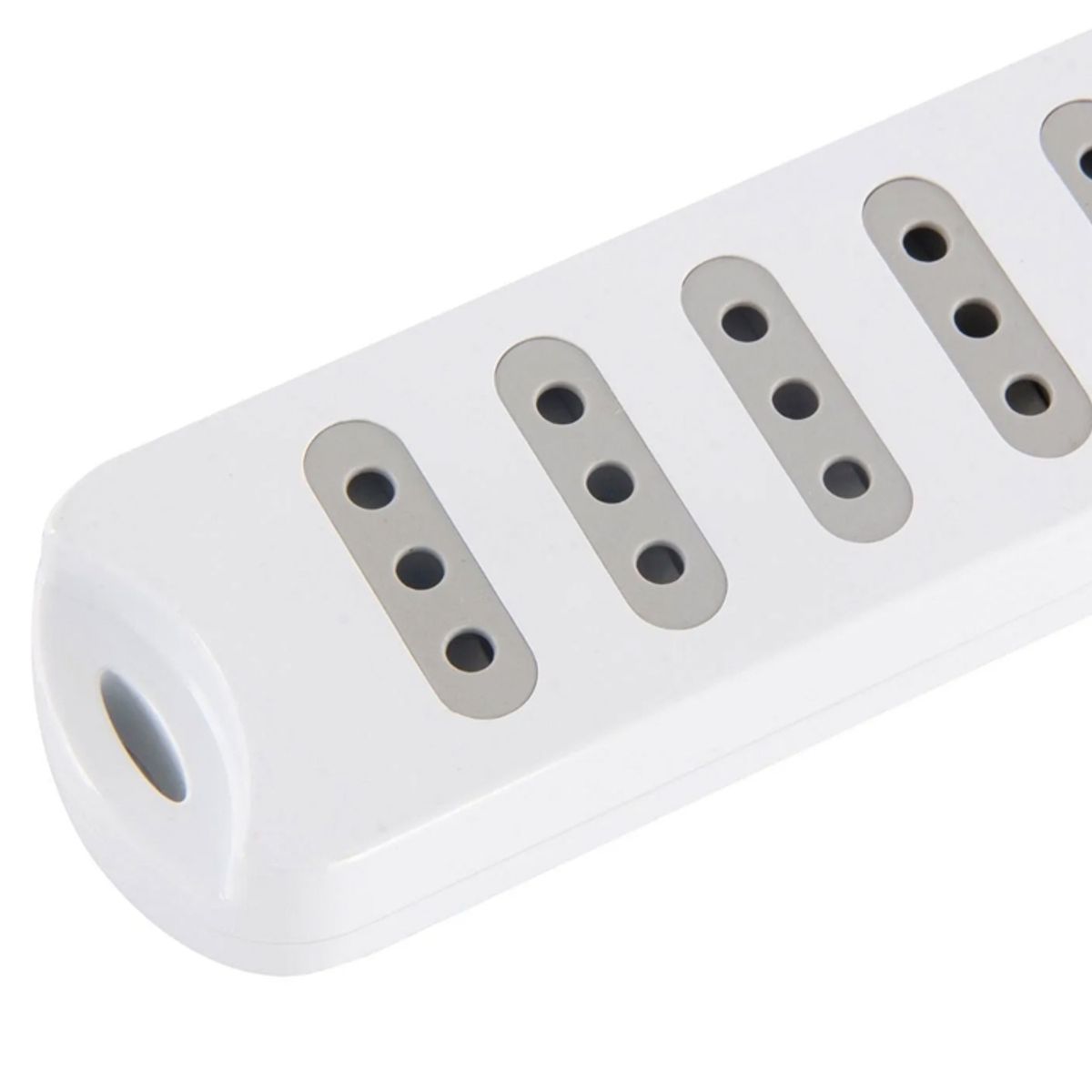 MACROTEL - Alargador corriente Zapatilla 6 tomas 2 USB 2.1A