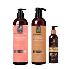 MARINA VITAL - Shampoo Poder Hidratante Acondicionador Y Locion Multiproposito