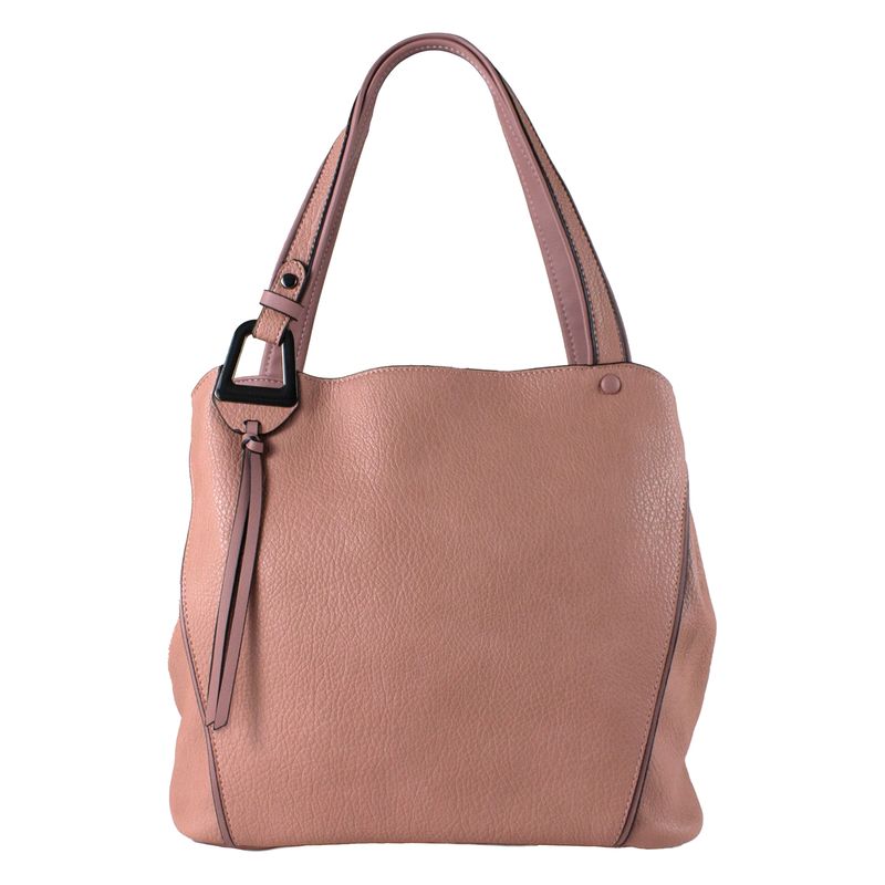 MAILEA - Cartera ecocuero para mujer rosado