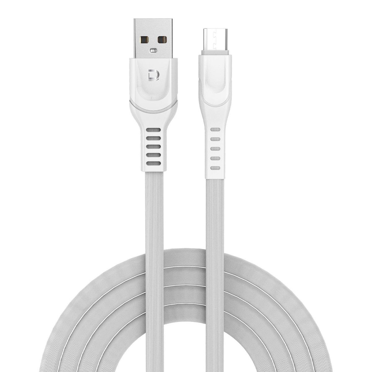 DATACOM - Cable MicroUSB 2.4A Blanco 1 metro Datacom Pronobel