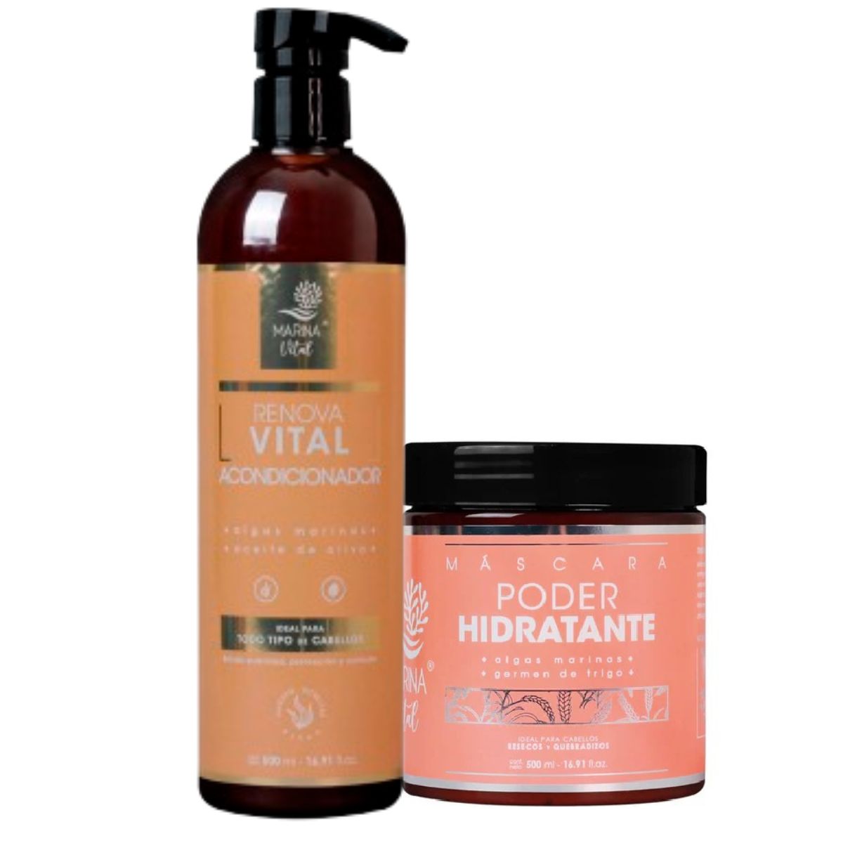 MARINA VITAL - Mascara Poder Hidratante Y Acondicionador Marina Vital