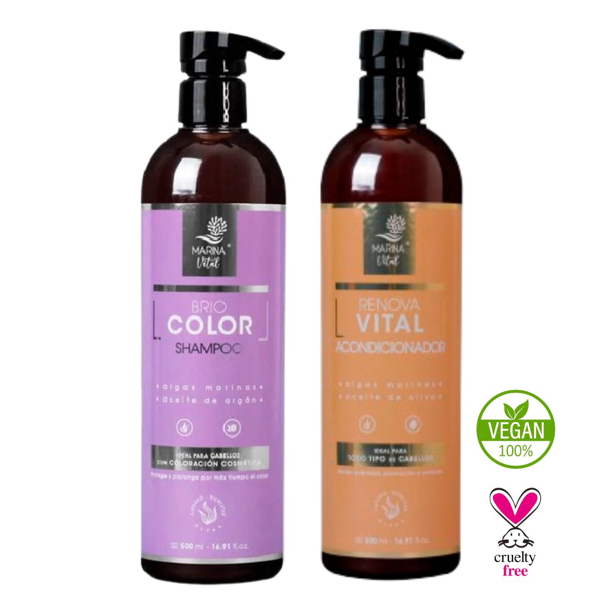 MARINA VITAL - Shampoo Briocolor y Acondicionador