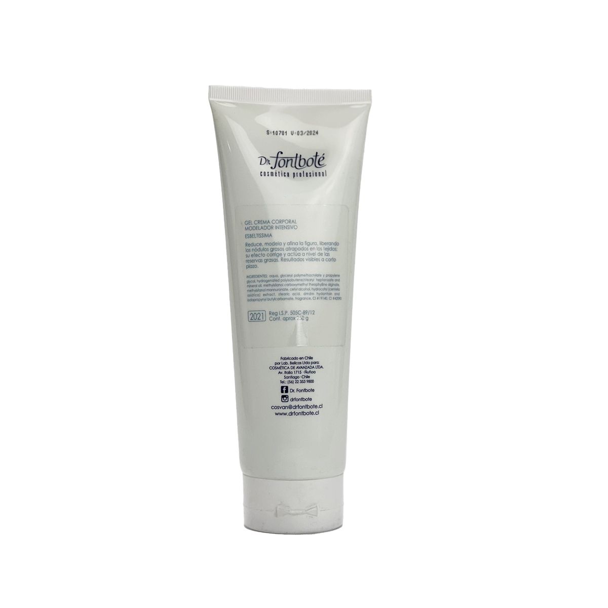DR FONTBOTE - Gel crema Corporal Modelador Intensivo 250 g