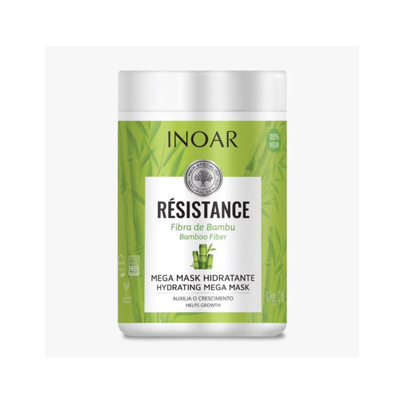 INOAR - MÁSCARA  RESISTANCE BAMBÚ 1 KILO..-