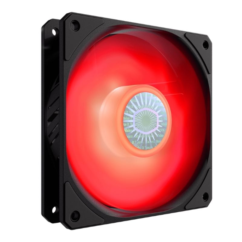 COOLER MASTER - Ventilador Sickleflow 120 Rojo Refrigeración PC
