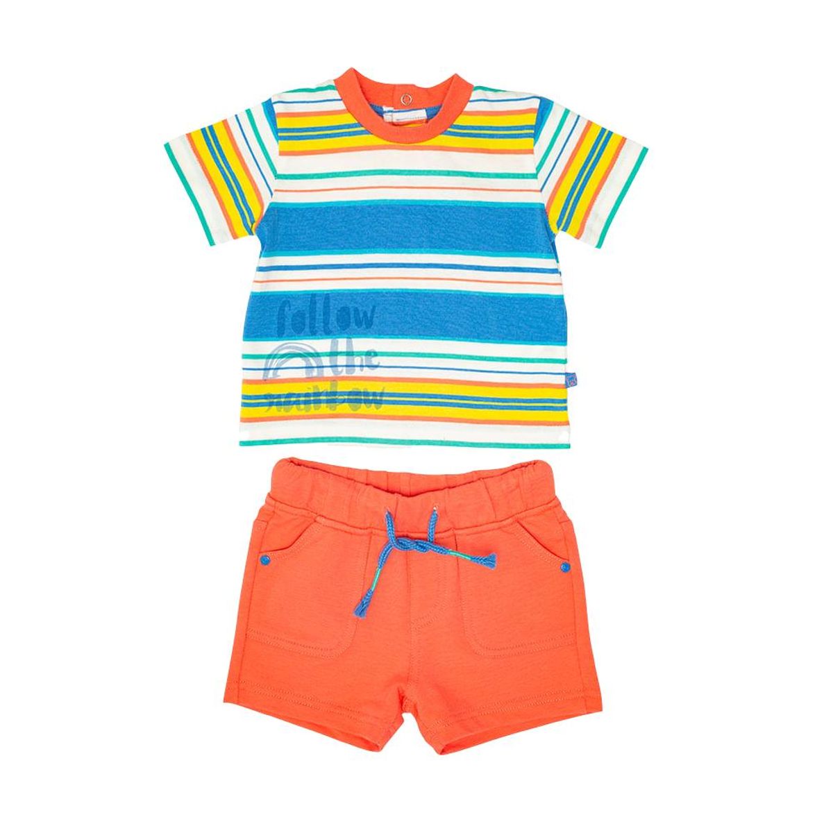 PILLIN - Conjunto Bebé Niño Coral Pillin PILLIN