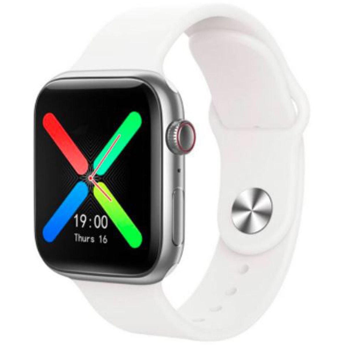 IMPORTCLICK - Reloj Inteligente W8 Smartwatch Bluetooth Blanco