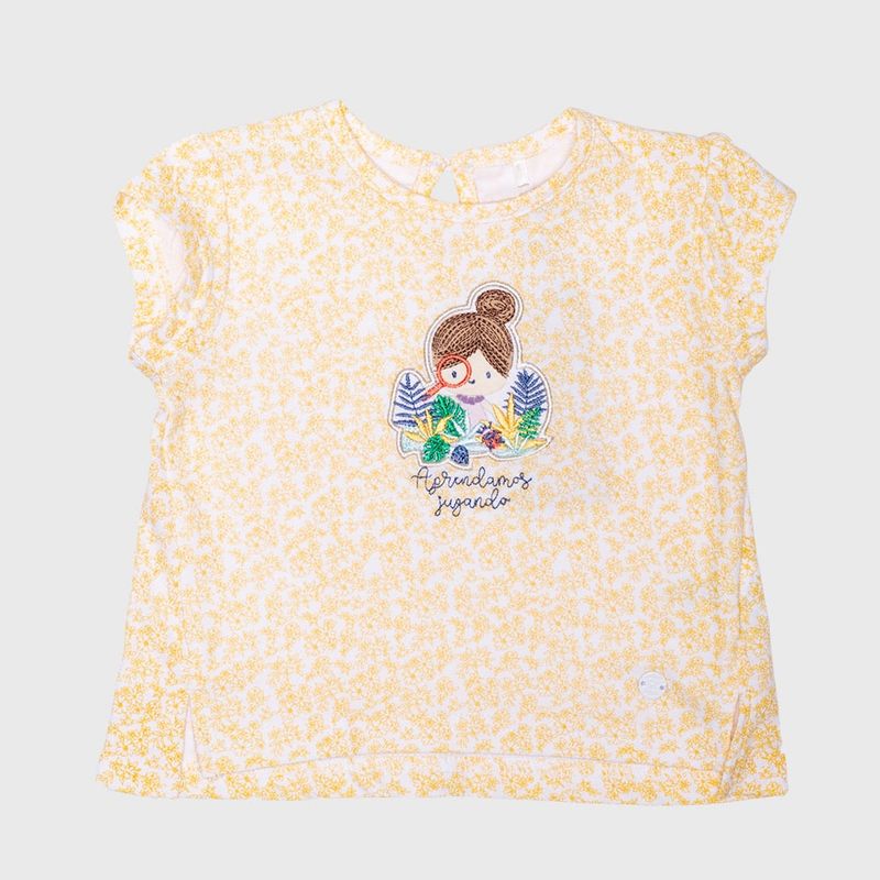 PILLIN - Polera Bebé Niña Naranja Pillin PILLIN
