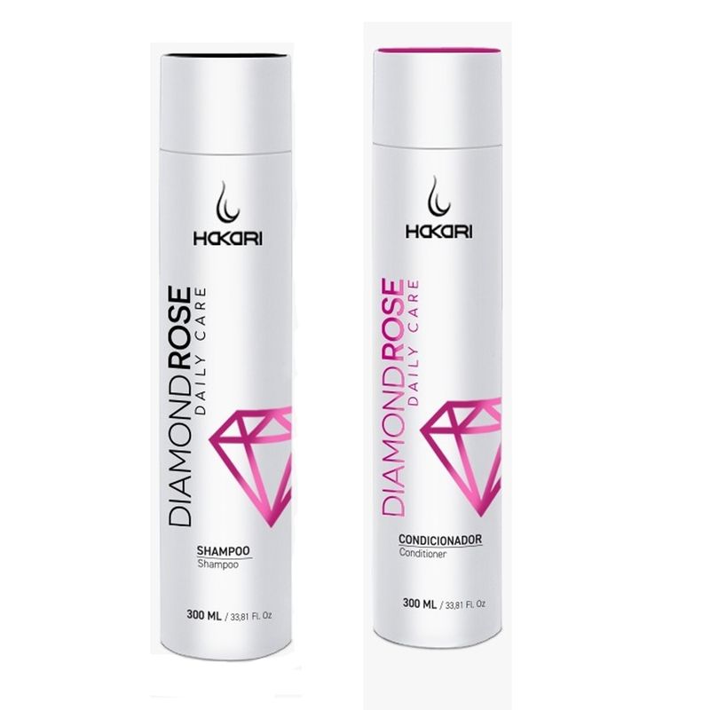 HAKARI - Shampoo y Acondicionador Diamond Rose Hakai