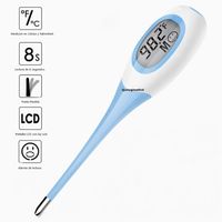 Termómetro lectura rápida 8 segundos Celeste