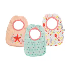 PILLIN - Pack Babero Bebé Niña Multicolor Pillín