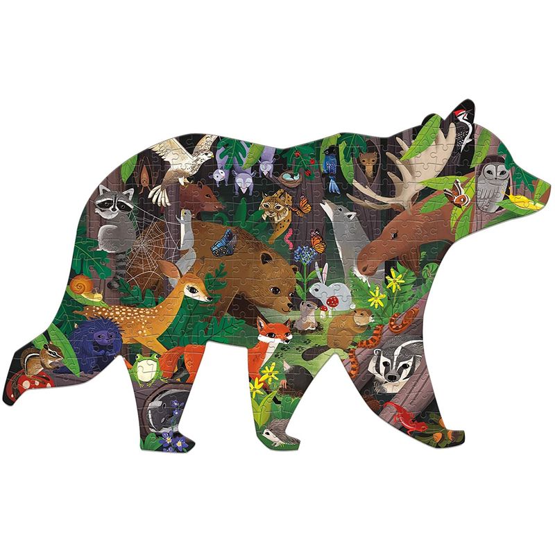 MUDPUPPY - PUZZLE 300PCS CON FORMA, BOSQUE