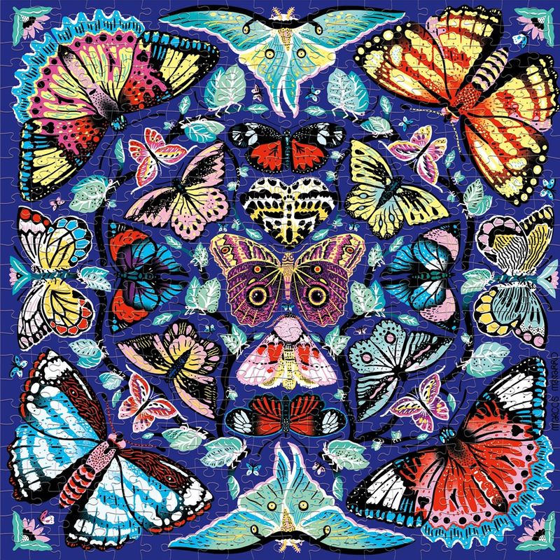 MUDPUPPY - PUZZLE 500PCS, MARIPOSAS