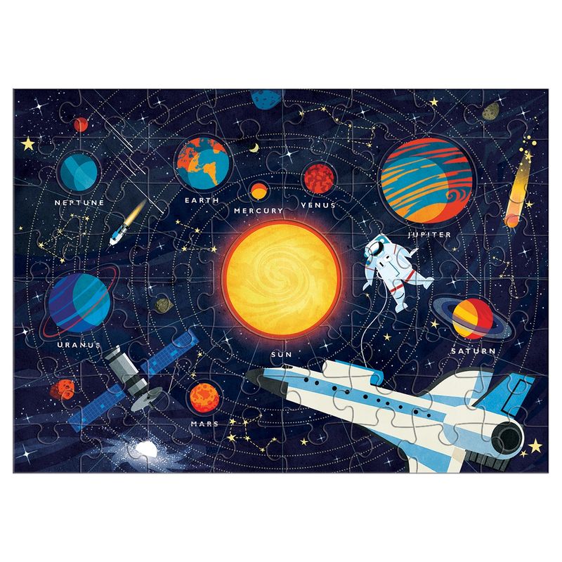 MUDPUPPY - PUZZLE 70PCS, GEOGRAFIA SISTEMA SOLAR