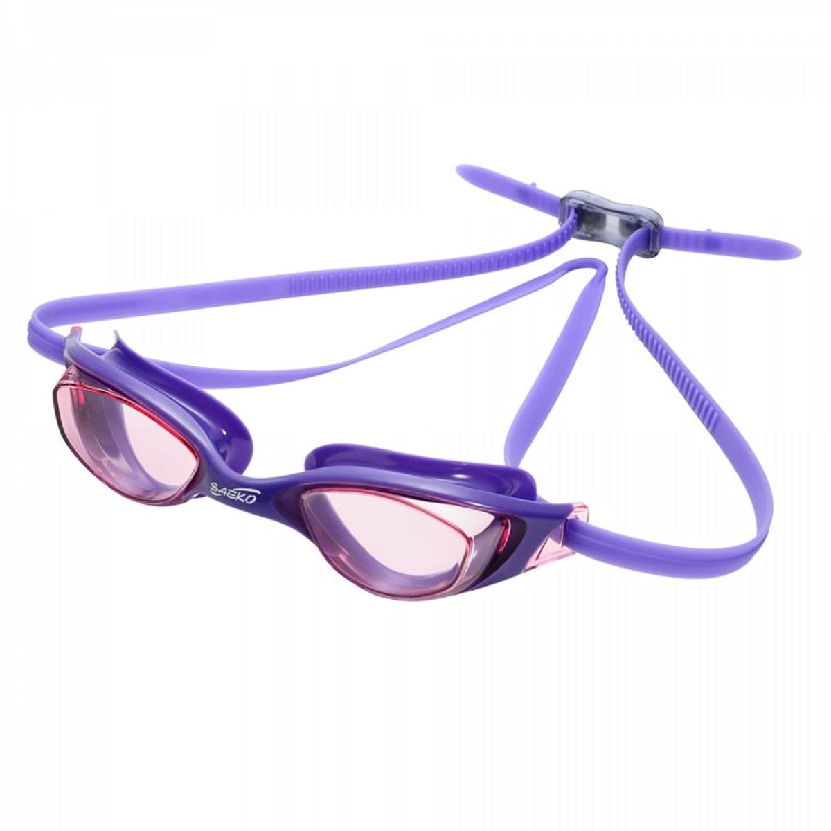 SAEKO - LENTE NATACION SAEKO S67 FALCON PURPURA/ROSA