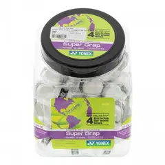 YONEX - OVERGRIP SUPER GRAP BLANCO JARRO X60