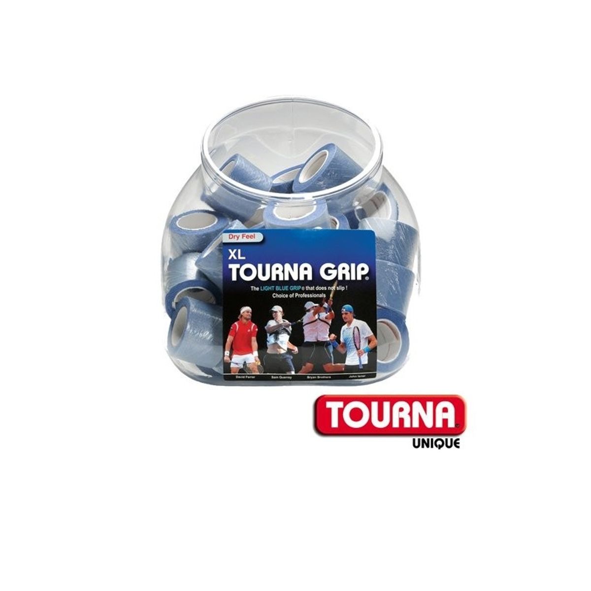 TOURNA - OVERGRIP TOURNA TG-36 XL AZUL JARRO X36