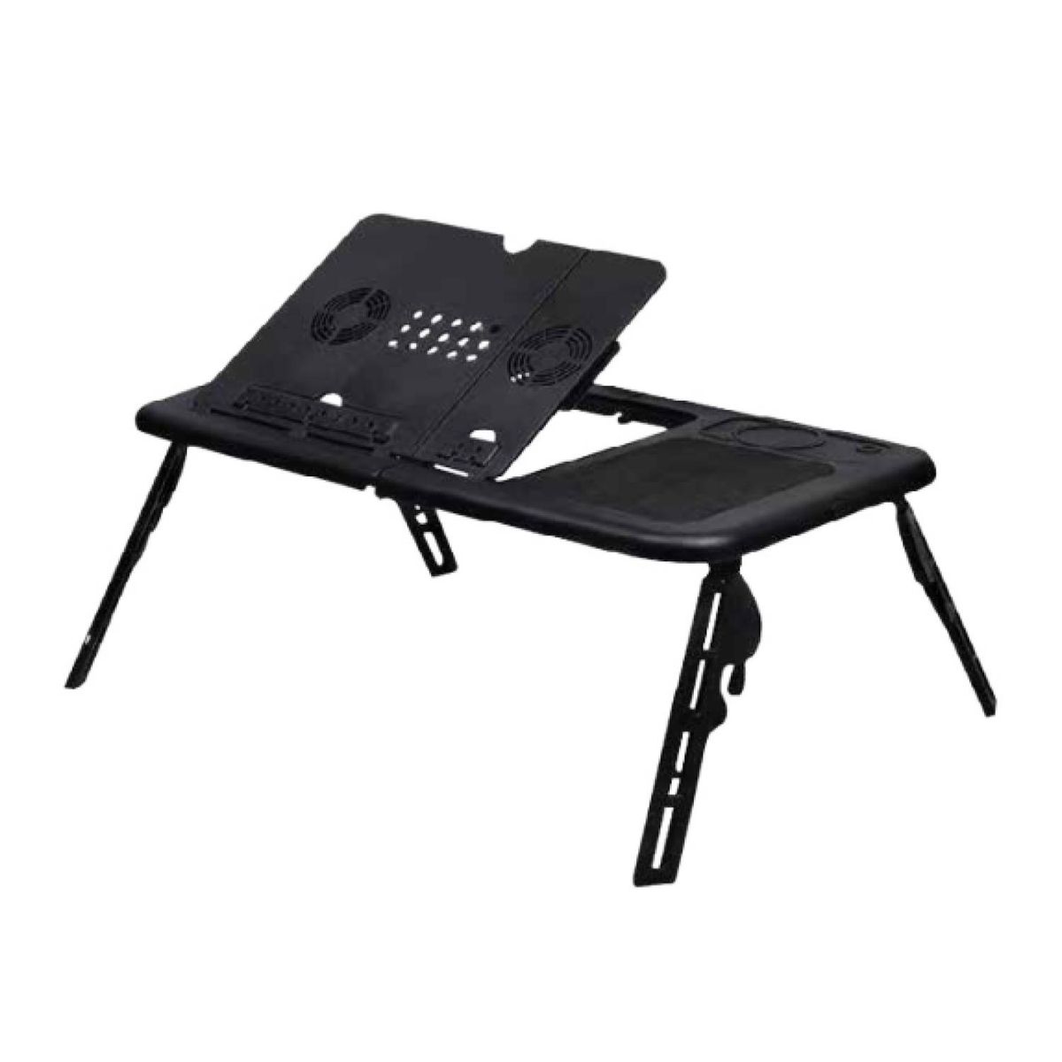TECNOLAB - Mesa Plegable Para Notebook Tablet Cooler USB Negro Tecnolab