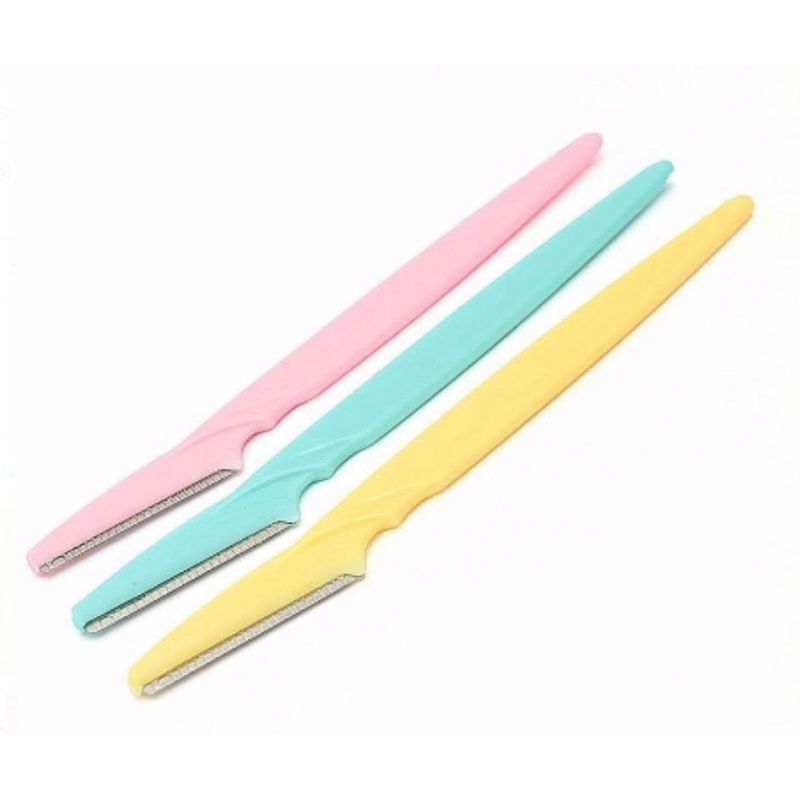 GENERICO - Pack De 3 Navaja De Afeitar Para Cejas