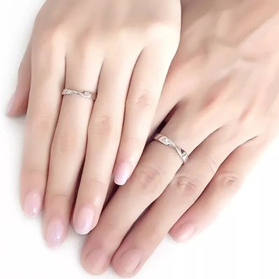 Imagen 2 del producto Anillos parejas ajustables amor infinito ilusión plata 925
