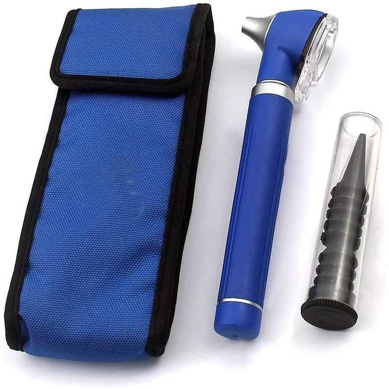 GENERICO - Otoscopio de fibra óptica Color Azul