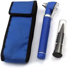 GENERICO - Otoscopio de fibra óptica Color Azul