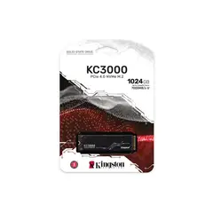 KINGSTON - Disco Duro M.2 SSD KC3000 PCIe 4.0 de 1TB
