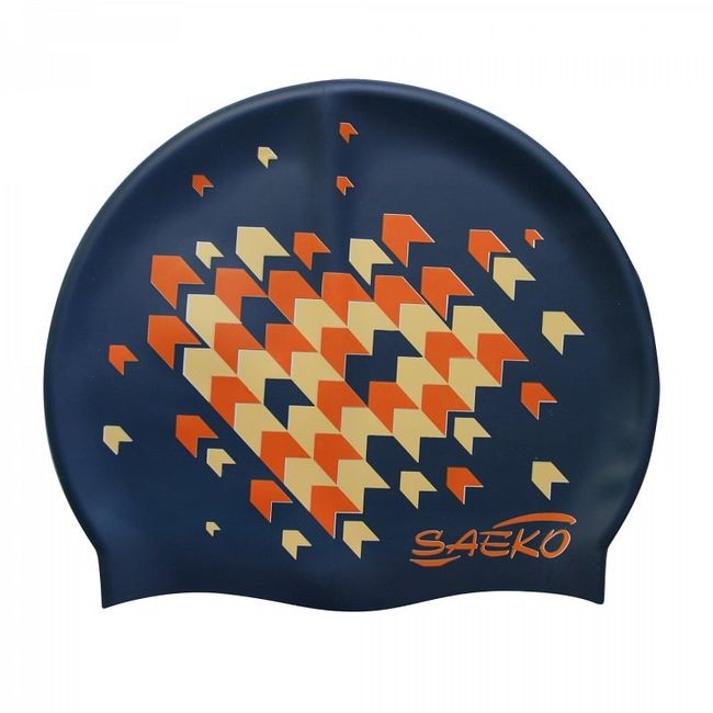 SAEKO - GORRA NATACION SILICONA SAEKO CSP7 ARROW AZUL