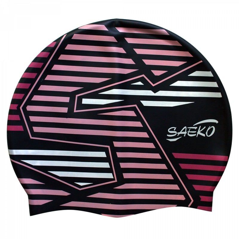 SAEKO - GORRA NATACION SILICONA SAEKO CSP8 STRAIGHT ROSA