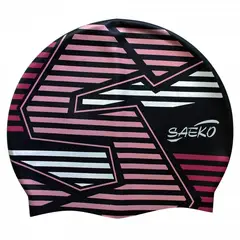 SAEKO - GORRA NATACION SILICONA CSP8 STRAIGHT ROSA