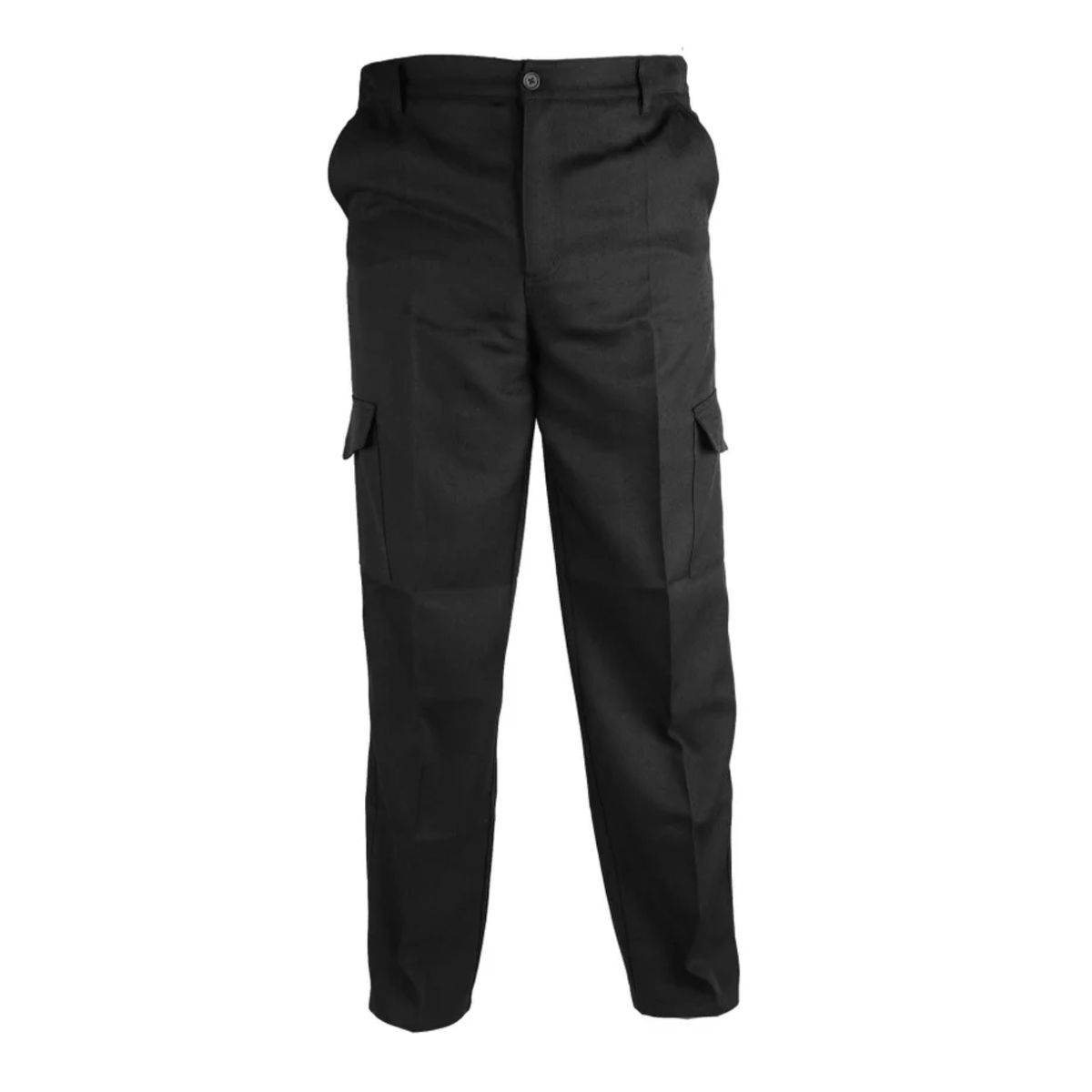 KUMEN - PANTALON CARGO POPLIN NEGRO