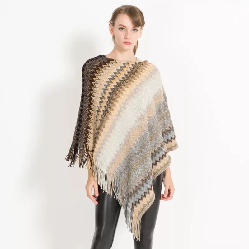 GENERAC - Poncho Ruana Mujer Capa Invierno Ymoss