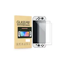 GENERICO - Lamina Protectora Compatible Nintendo Switch Oled Vidrio Templado