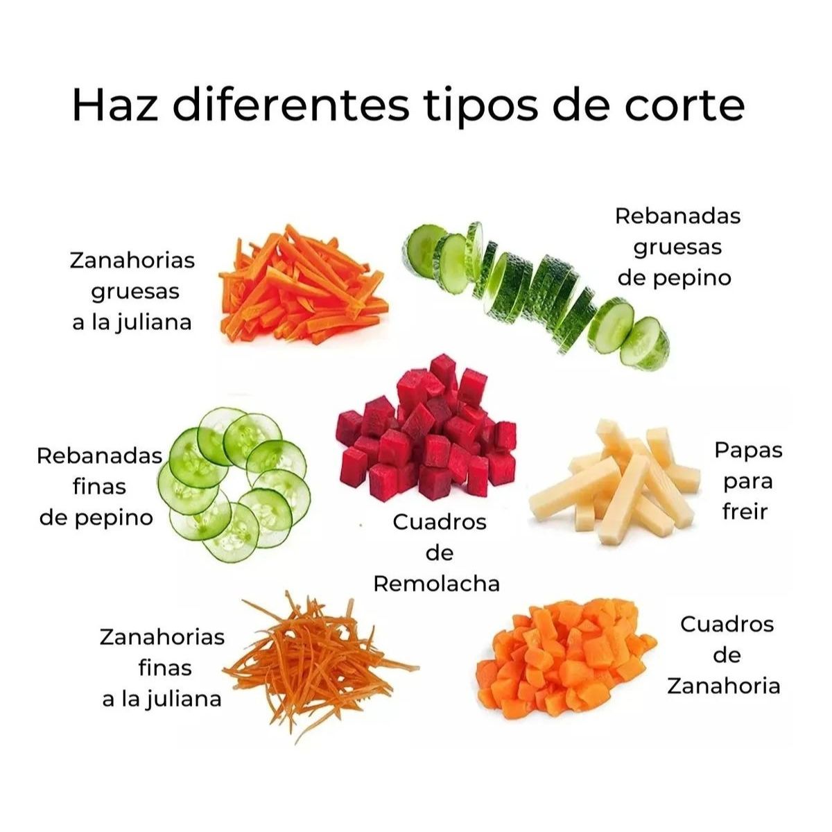 GENERICO - Rebanador Mandolina Cortador de Verduras y Vegetales