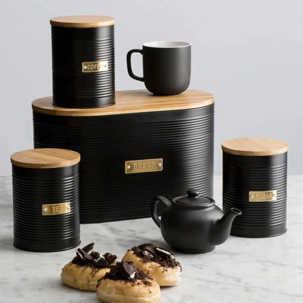 TYPHOON - Contenedor Azúcar Negro.