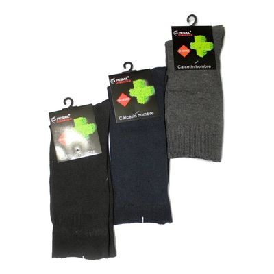 Imagen 2 del producto 12 Pares De Calcetines Diabéticos Para Hombre - Sin Costuras