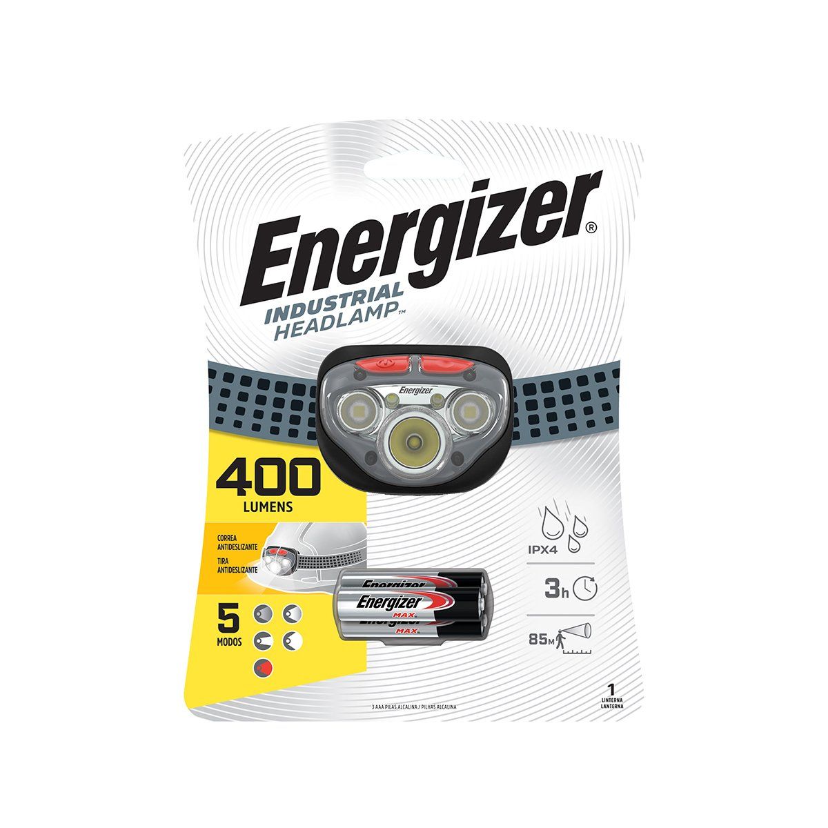 ENERGIZER - Linterna de Cabeza  Energizer Manos Libres