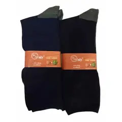 GARSIL - 6 Pares Calcetines Hombre Cobre - Bambu - Sin Costura - Pack Regalo