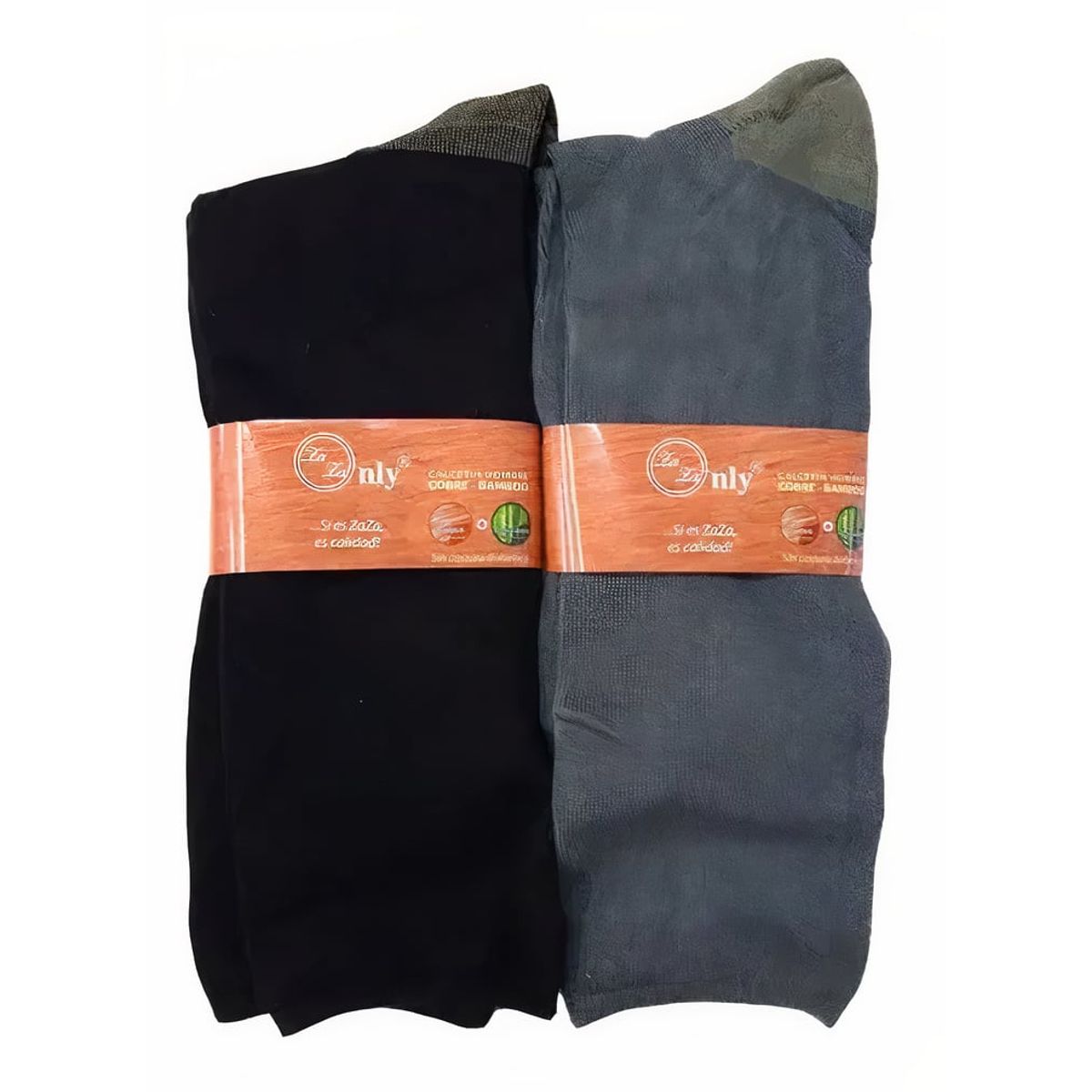 GARSIL - Pack Regalo - 2 Pares Calcetines Hombre Cobre - Bambu - Sin Costura