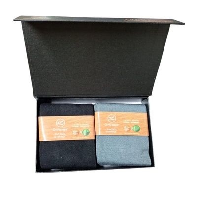 Imagen 2 del producto Pack Regalo - 2 Pares Calcetines Hombre Cobre - Bambu - Sin Costura