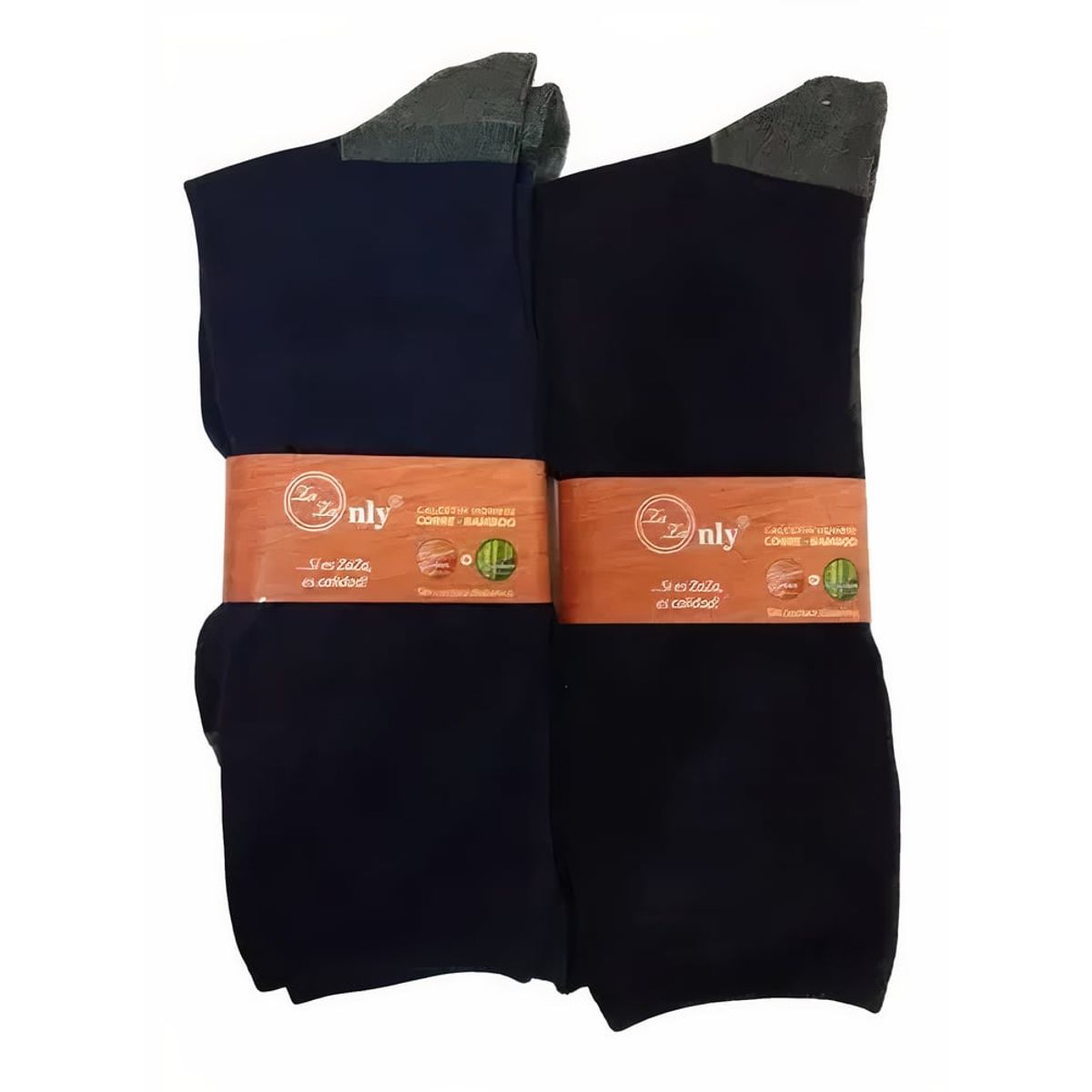 GARSIL - Pack Regalo - 2 Pares Calcetines Hombre Cobre - Bambu - Sin Costura