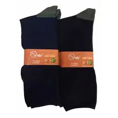 GARSIL - Pack Regalo - 2 Pares Calcetines Hombre Cobre - Bambu - Sin Costura