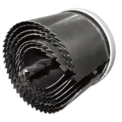 TOTAL TOOLS - Kit Juego Hoja Broca Sierra Copa Para Madera 7 Piezas