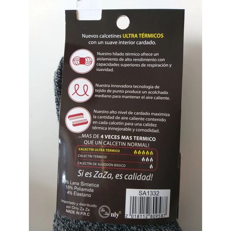 GARSIL - 6 Pares De Calcetines Hombre Ultra Térmico - Diabeticos - Suaves