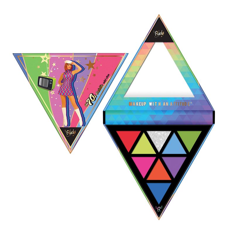 RUDE COSMETICS - Paleta De Sombras Wild Vibe Colección Los 70´ Rude Cosmetics
